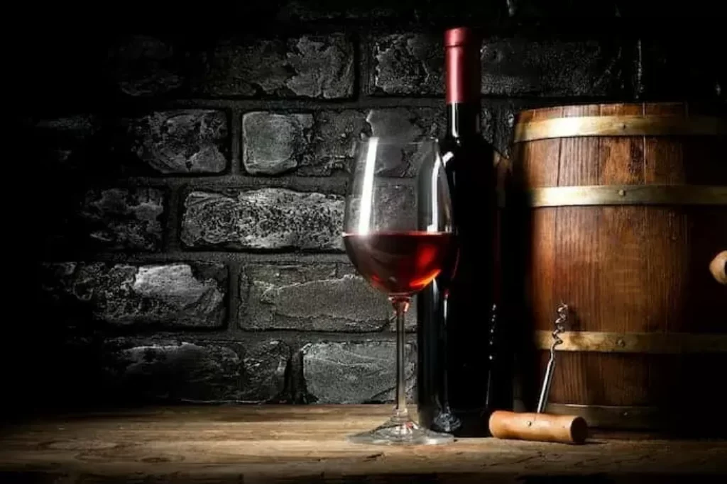 Vinhos e taças