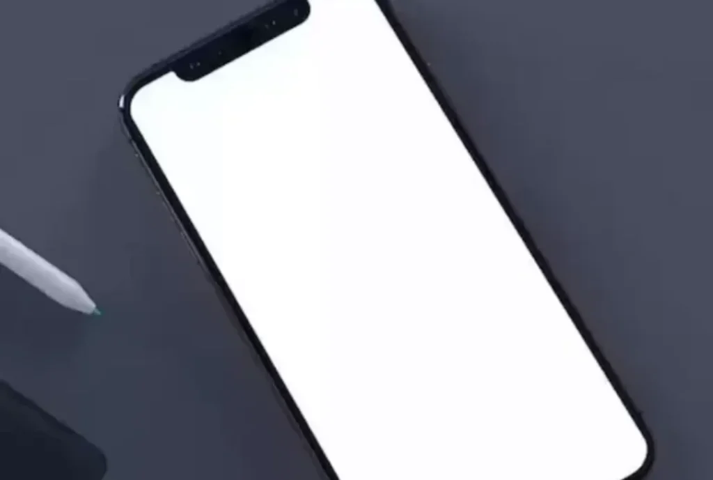Celular e fundo cinza